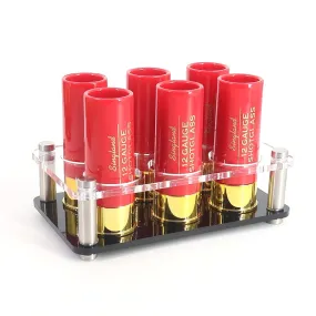 12 Gauge Shotgun Shell Shot Glasses Set