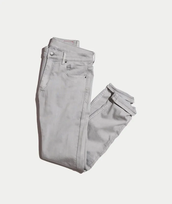 5 Pocket Slim Fit Pant in Light Grey