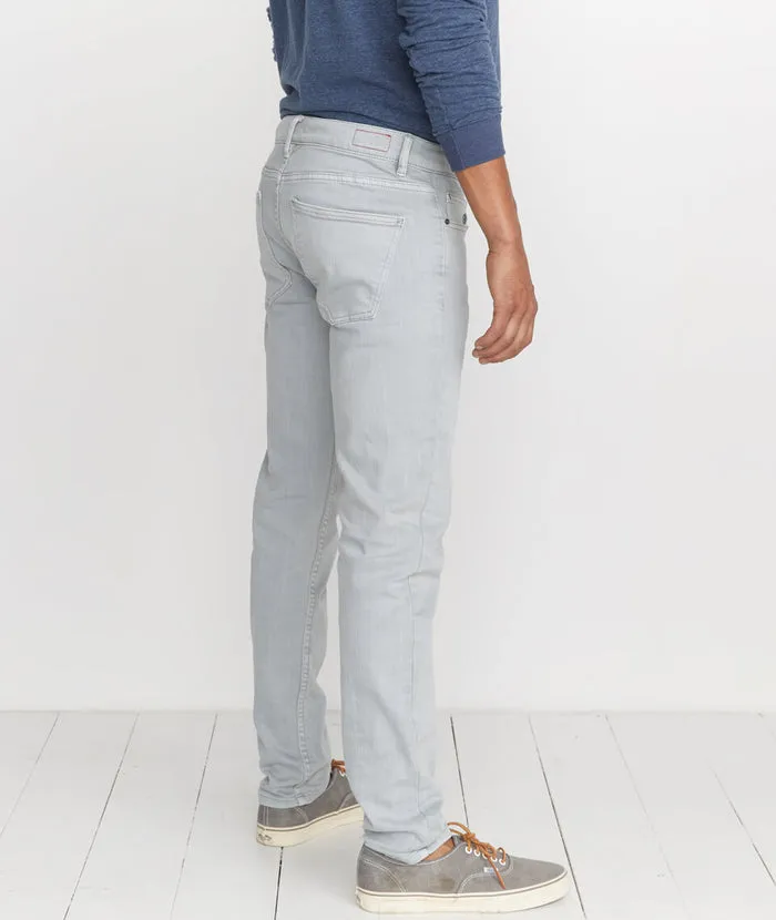 5 Pocket Slim Fit Pant in Light Grey