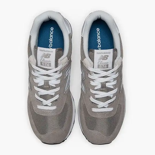 574 Core Men's Athletic Shoe - Grey with White