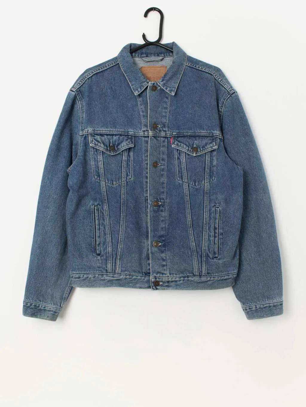 90s vintage Levis denim jacket in blue, made in Italy – Large