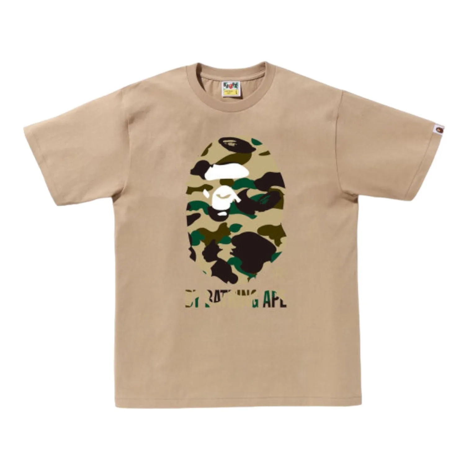 A BATHING APE 1ST CAMO BY BATHING APE TEE - BEIGE