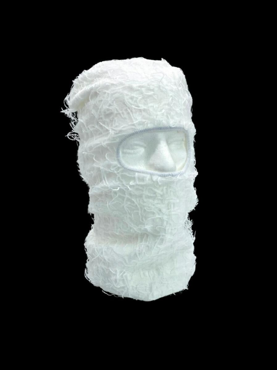 Access FUZZY BALACLAVA FACE MASK (WHITE)