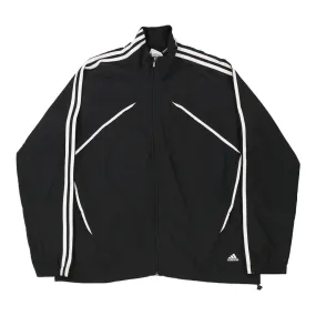 Adidas Jacket - Large Black Polyester Blend