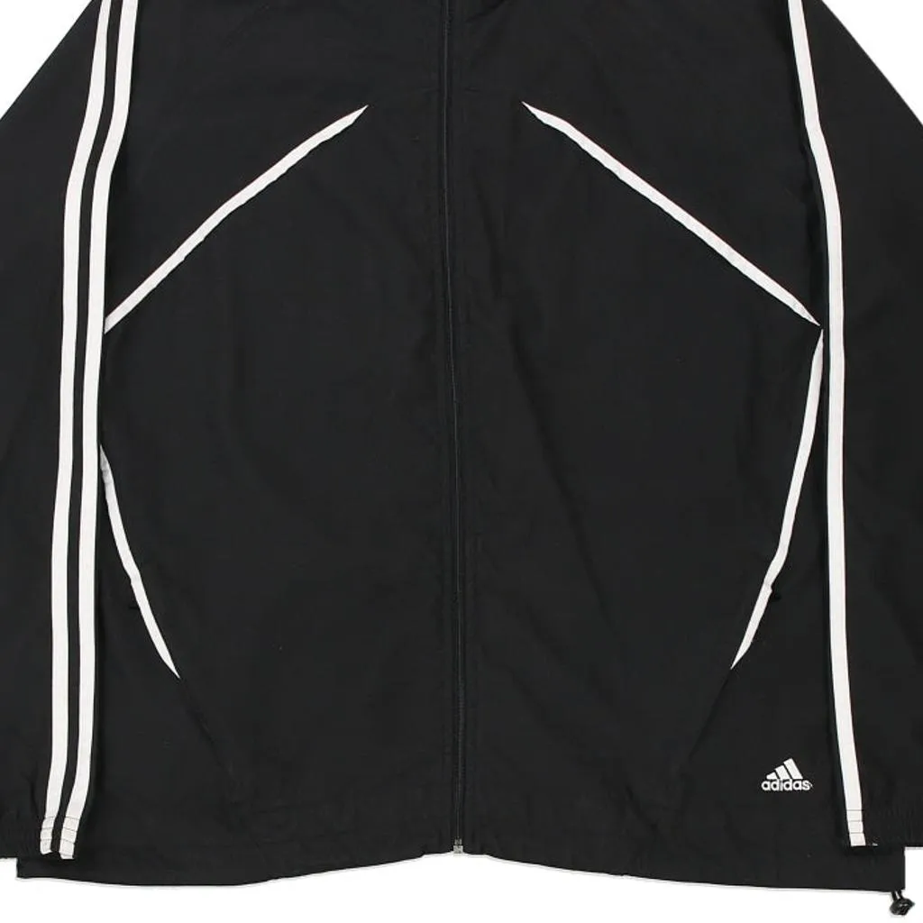 Adidas Jacket - Large Black Polyester Blend