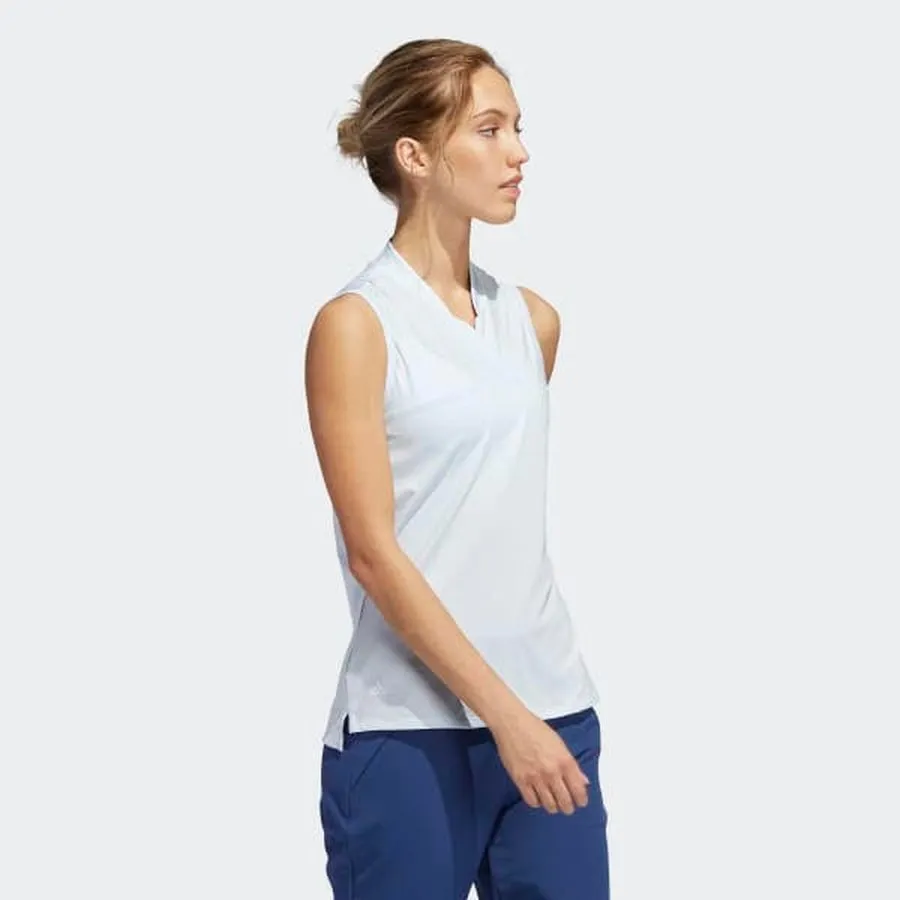 Adidas Ladies Crossover Sleeveless Polo Shirt