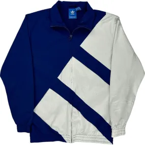 Adidas Track Jacket - Medium - Blue Polyester