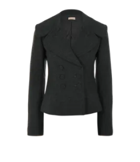 Alaia Double-Breasted Short Coat