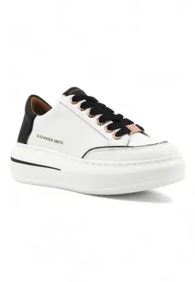 ALEXANDER SMITH Lancaster Sneaker Donna White Black LSW1806