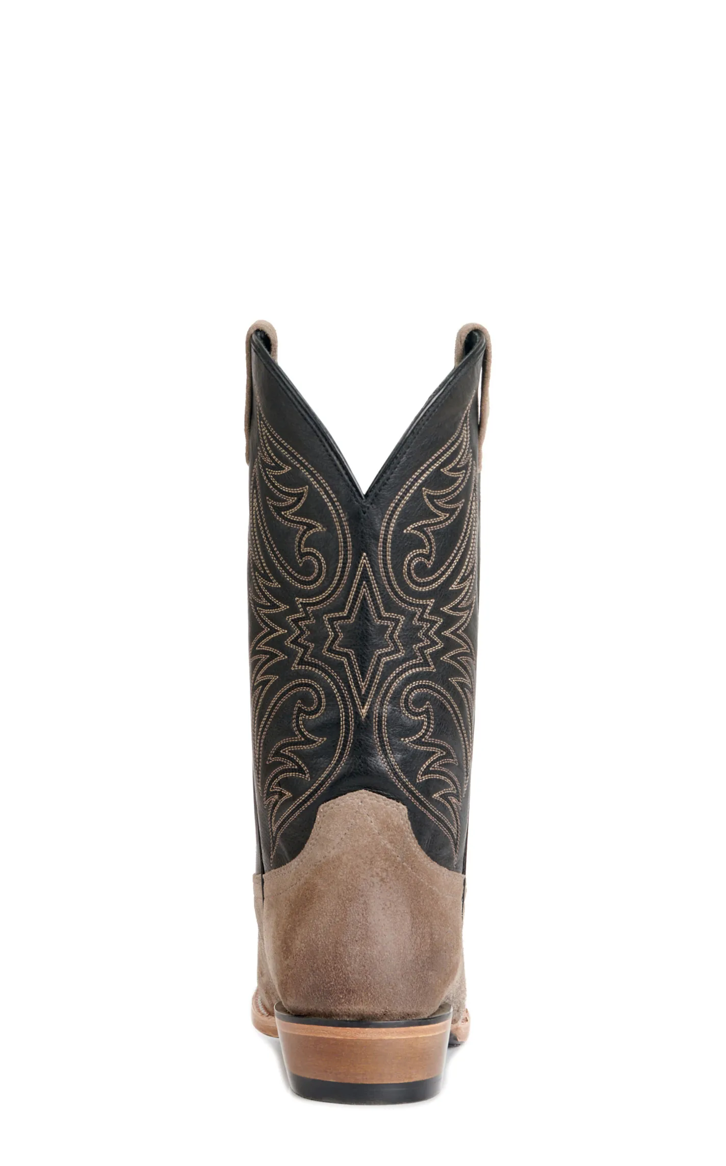 Ariat Men's Bankroll Smoky Roughout and Black R-Toe Cowboy Boots