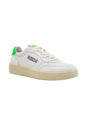 BACK70 Sneaker Donna White Flune Green 108001