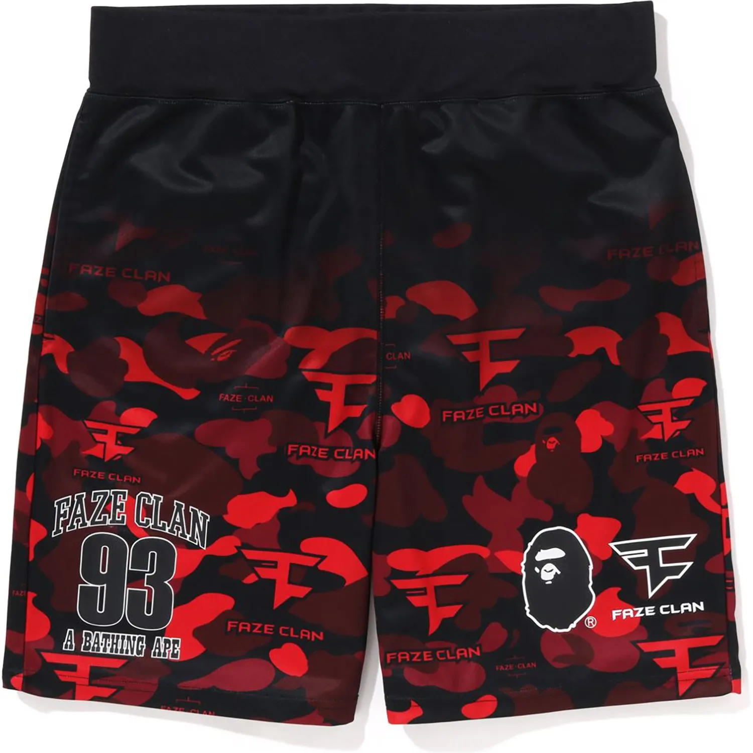 BAPE X FAZE CLAN GAME SHORTS MENS