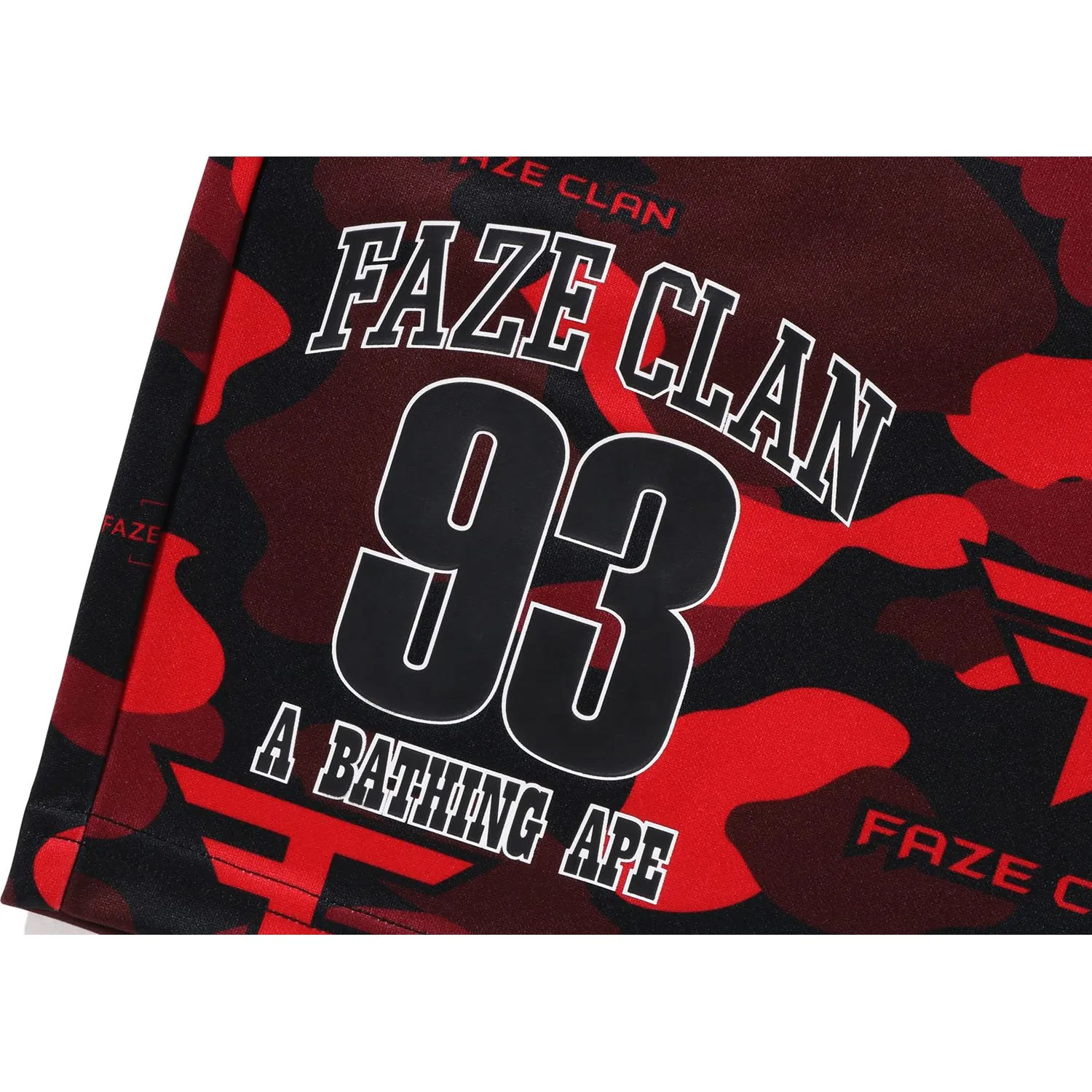 BAPE X FAZE CLAN GAME SHORTS MENS