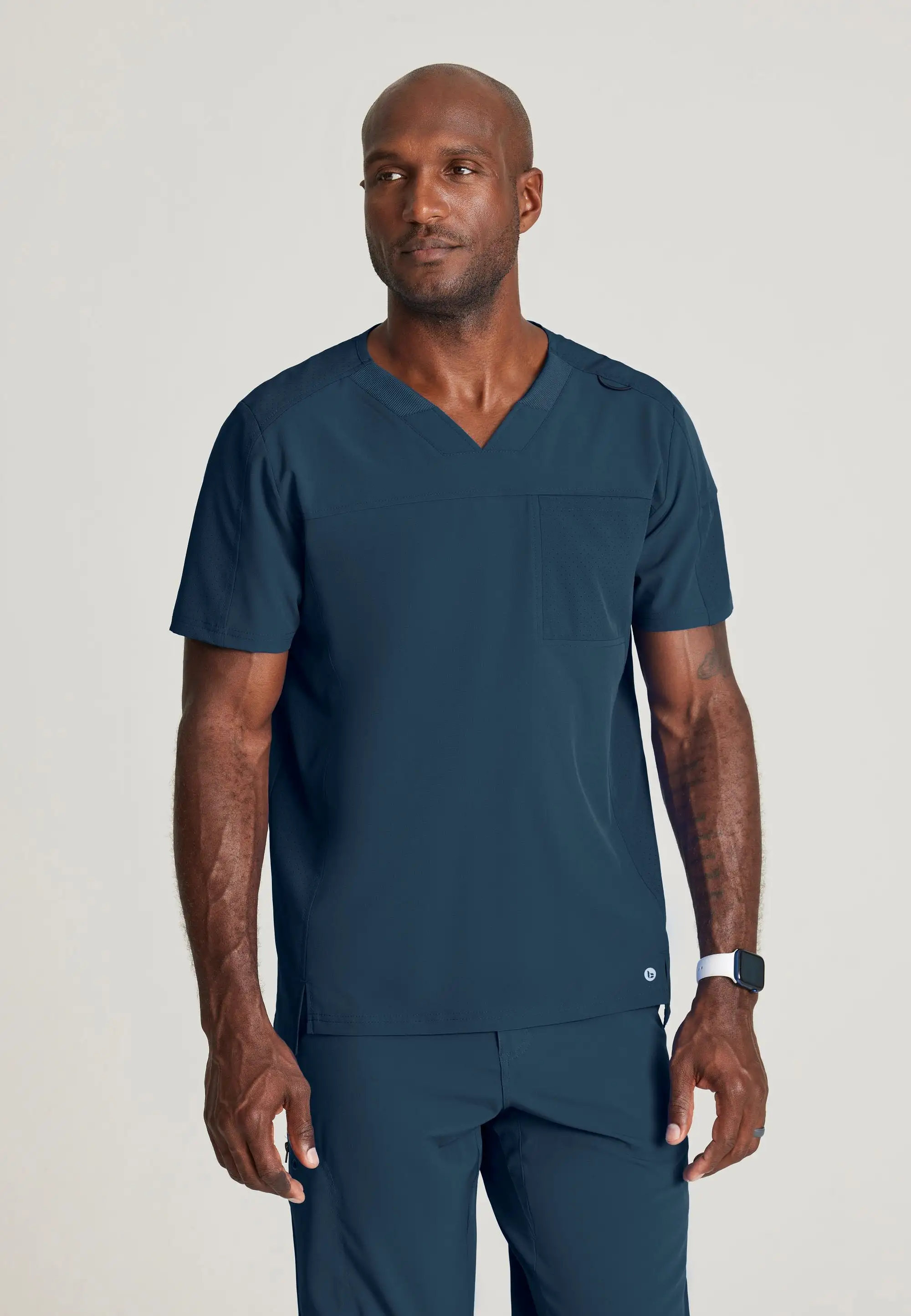 Barco One BOT195 Men's 2 Pocket Scrub Top