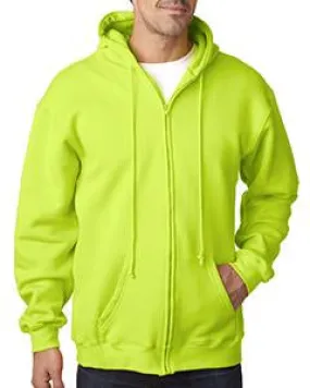 Bayside Adult Hooded Full-Zip Fleece BA900 Lime Green