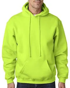 Bayside Adult Hooded Pullover Fleece BA960 Lime Green