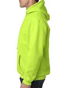 Bayside Adult Hooded Pullover Fleece BA960 Lime Green