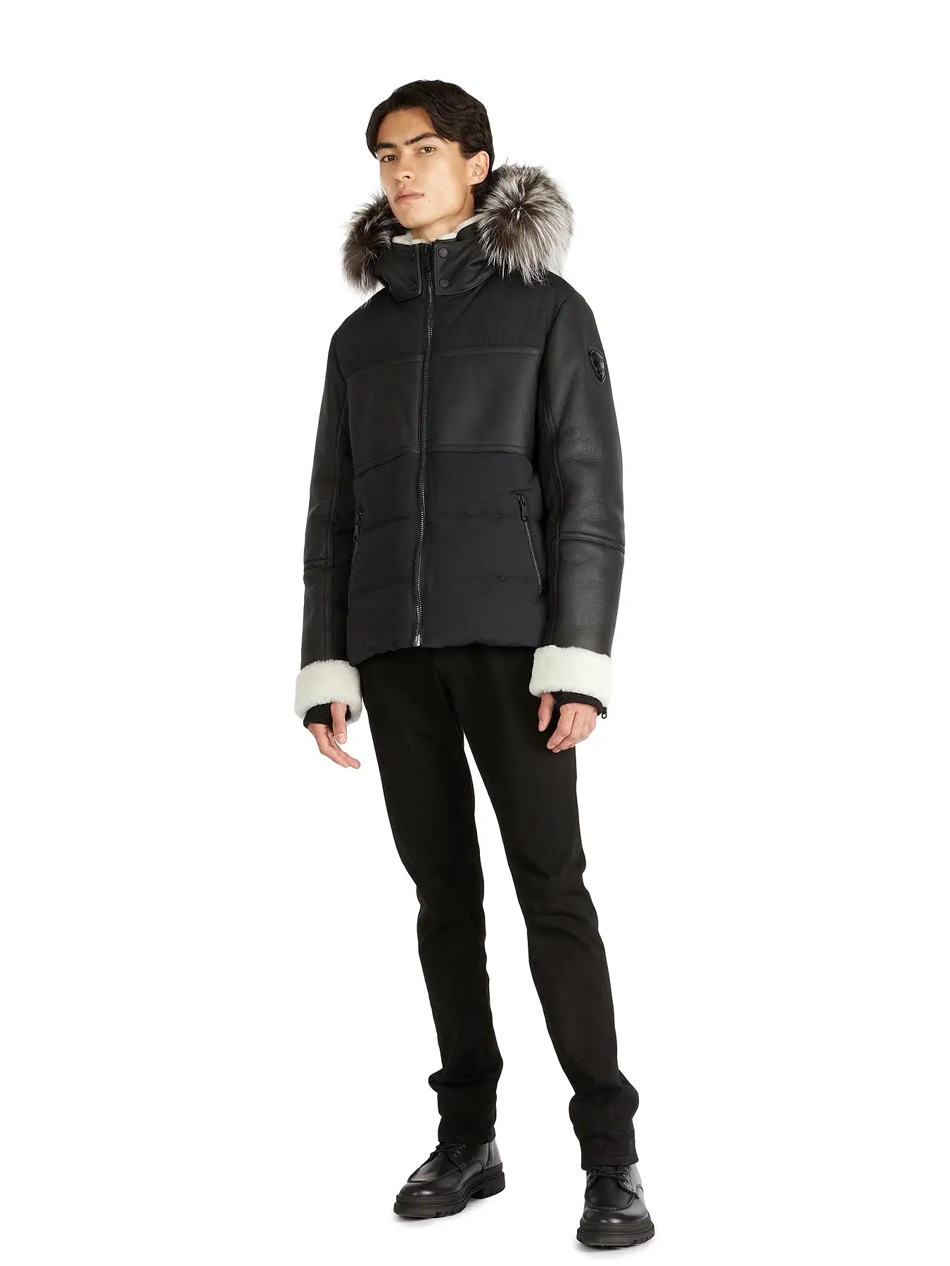 Bergen Men's Luxury Shearling Puffer