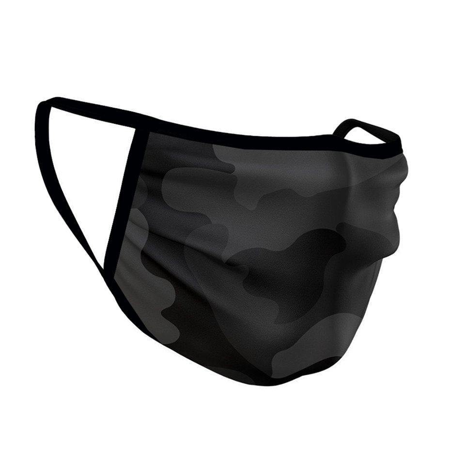 Black Knight Camo Premium Face Mask (Reusable)