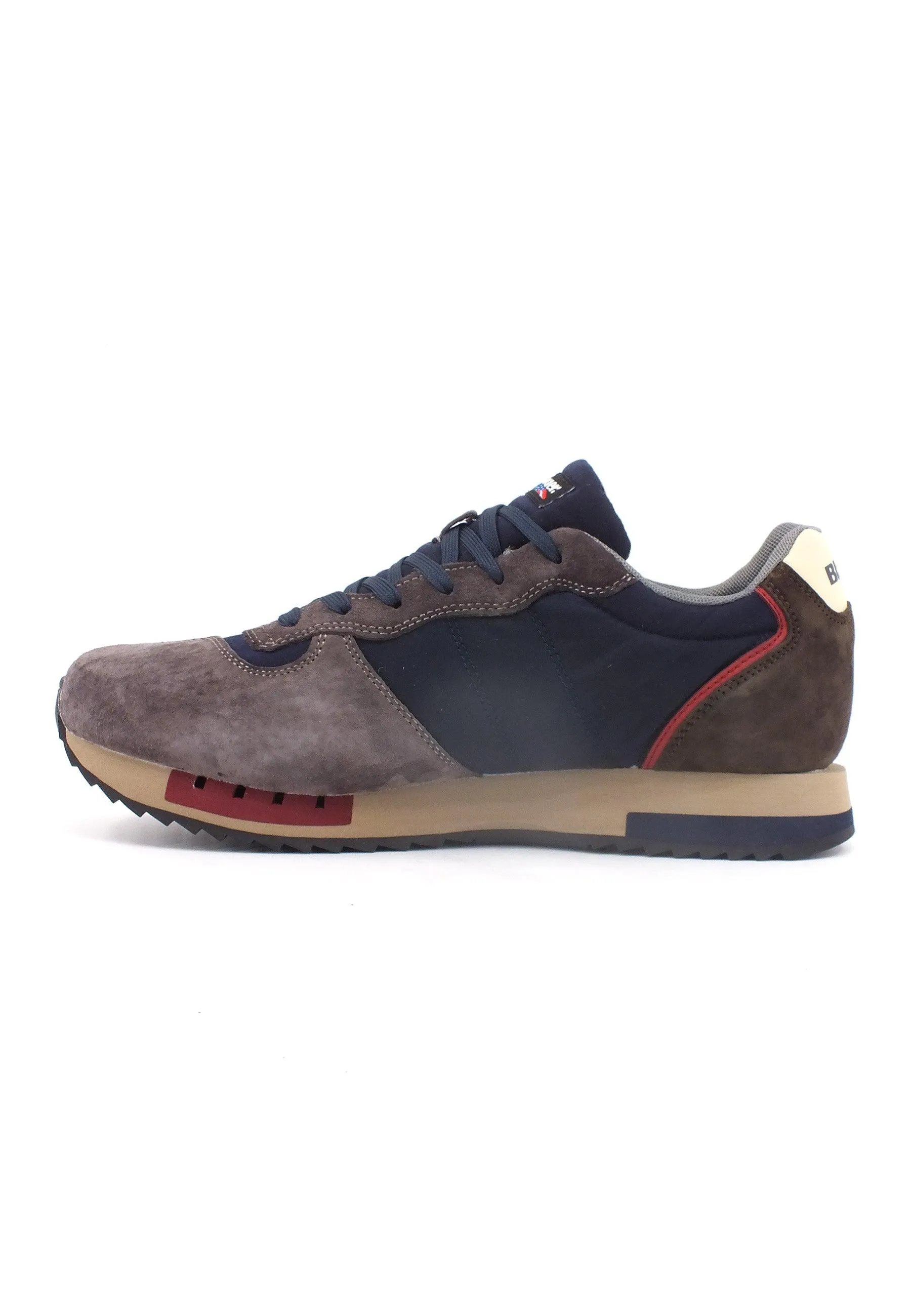 BLAUER Queens 01 Sneaker Uomo Navy Dark Brown F3QUEENS01