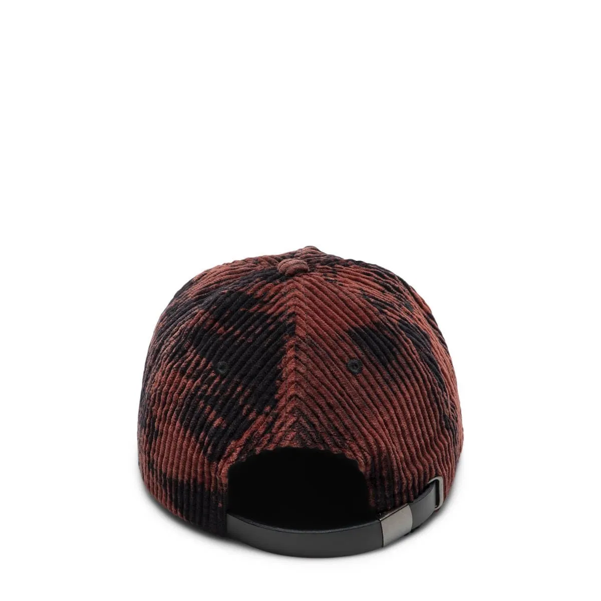 BLEACHED CORD LOGO HEAD HAT Black