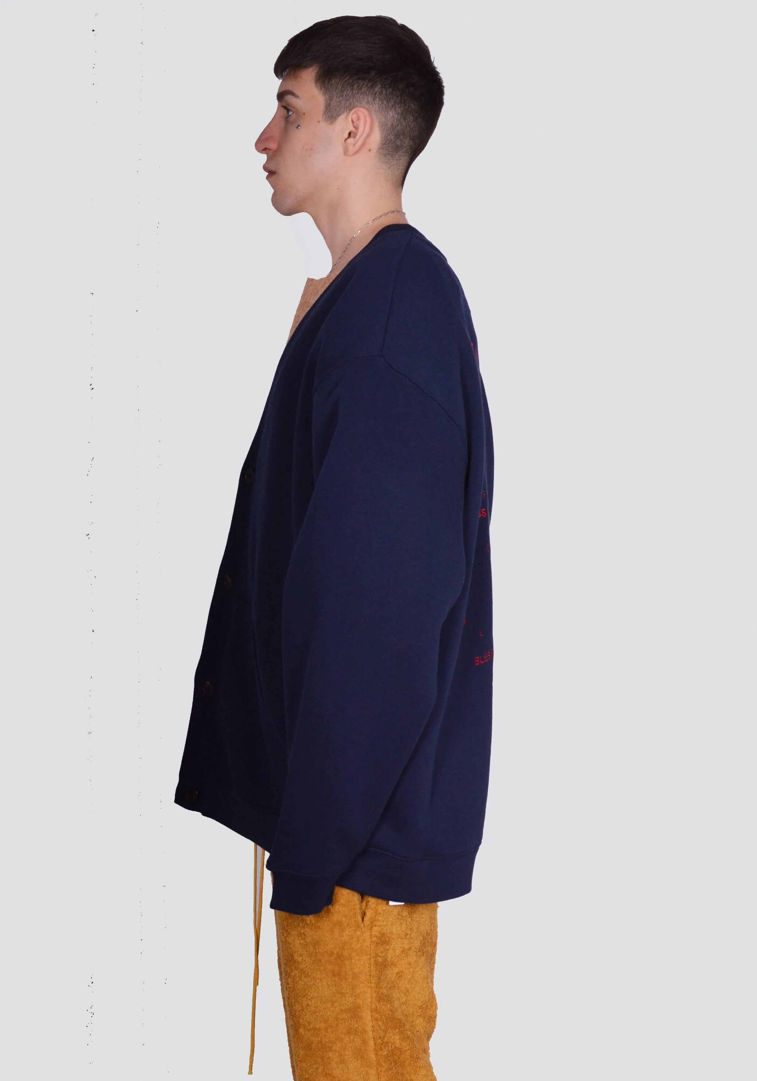 BLESS N° 74 5349 MULTICOLLECTION SWEATJACKET NAVY