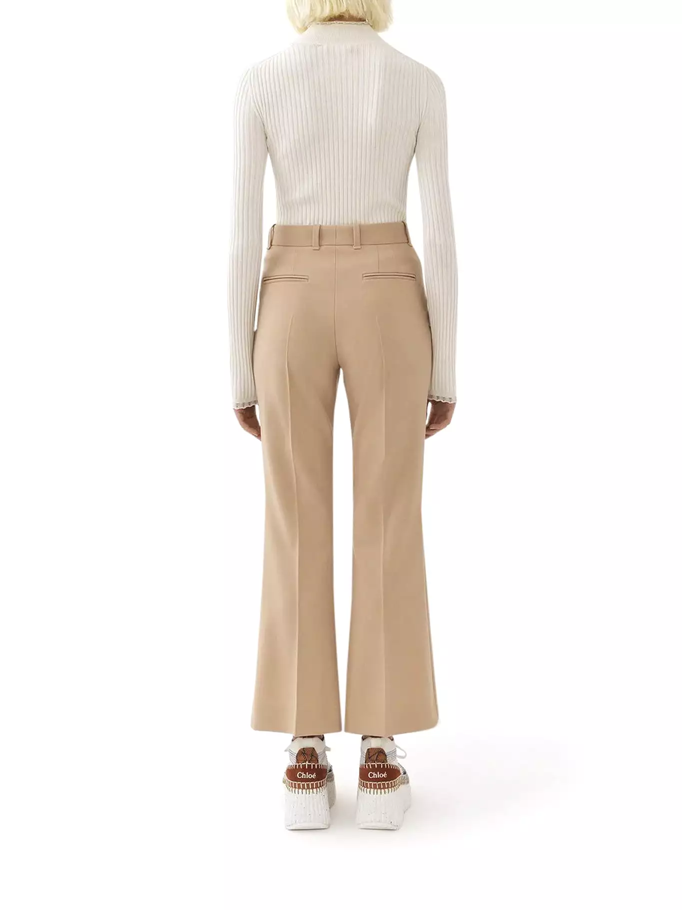 BOOTCUT CROPPED TROUSERS