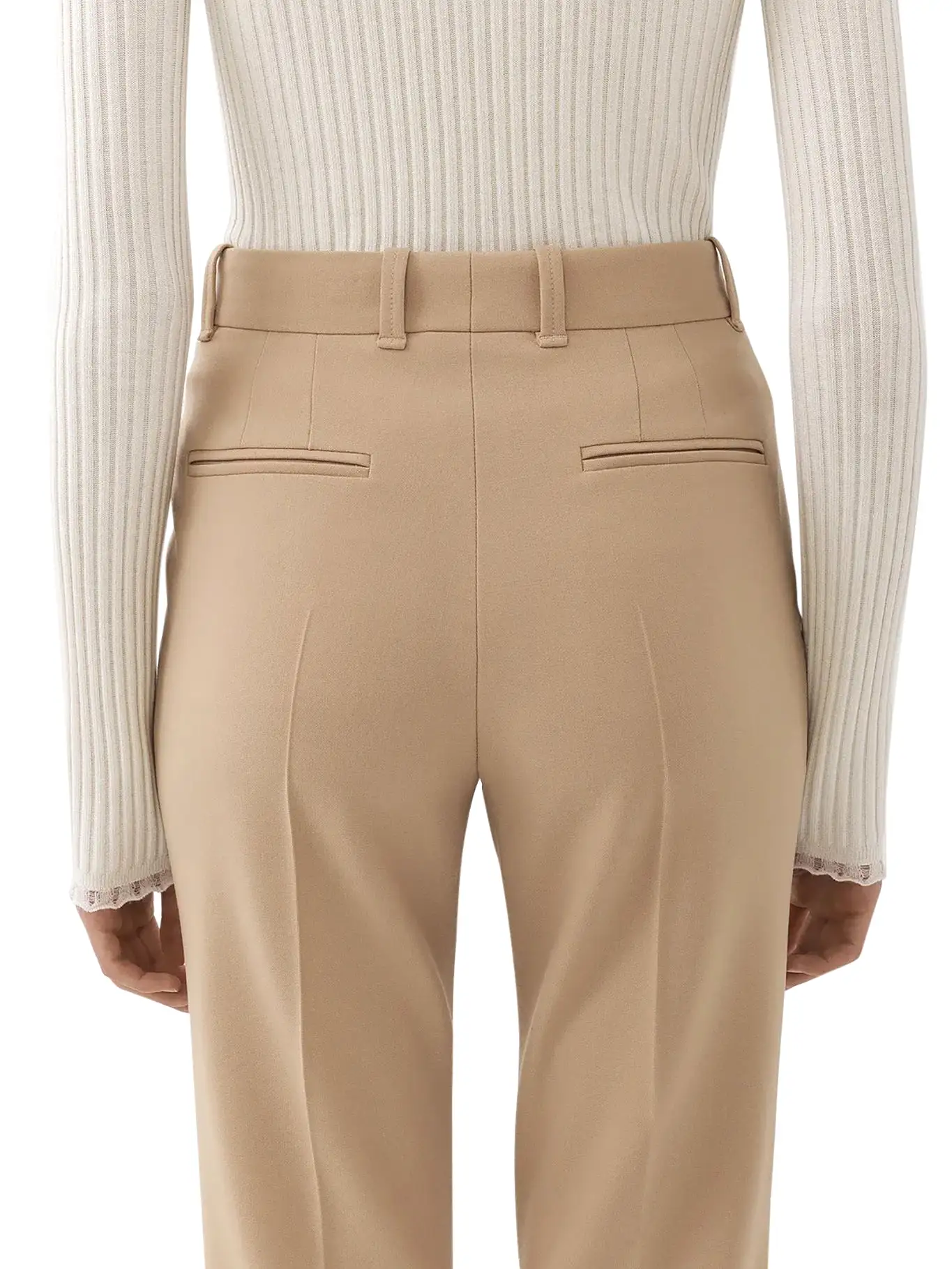 BOOTCUT CROPPED TROUSERS