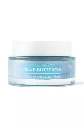 BOPO WOMEN BLUE BUTTERFLY ENZYME SLEEP MASK