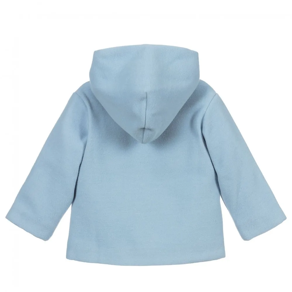 Boys Blue Hooded Coat