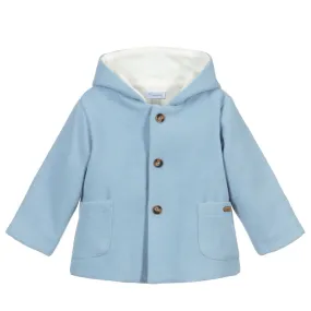 Boys Blue Hooded Coat