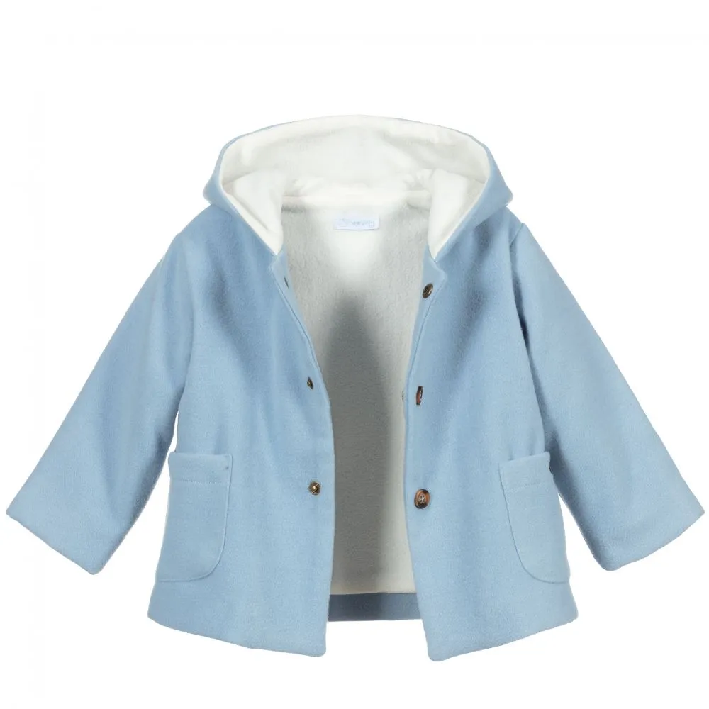 Boys Blue Hooded Coat