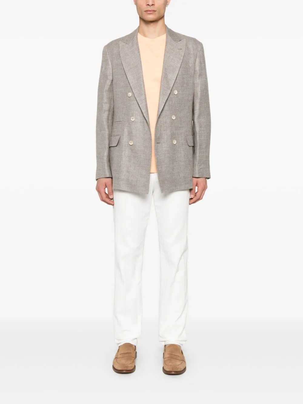 Brunello Cucinelli Linen Blend Jacket