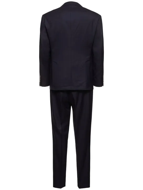 Brunello Cucinelli   Wool flannel single breast suit 