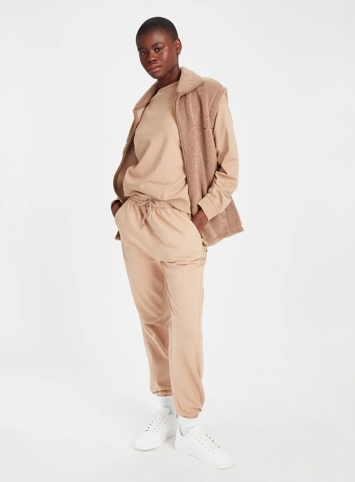 Buy Beige Washed Coord Sweatshirt XXL | Hoodies and sweatshirts | Tu