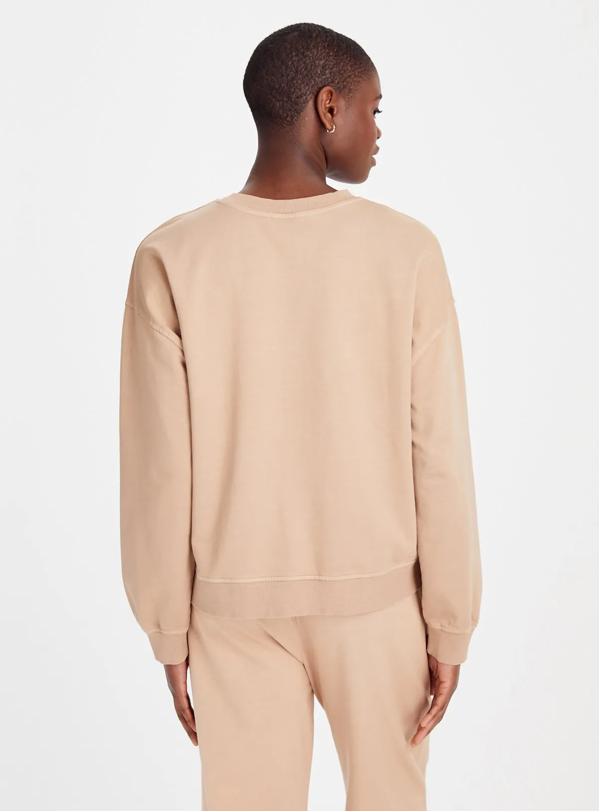 Buy Beige Washed Coord Sweatshirt XXL | Hoodies and sweatshirts | Tu