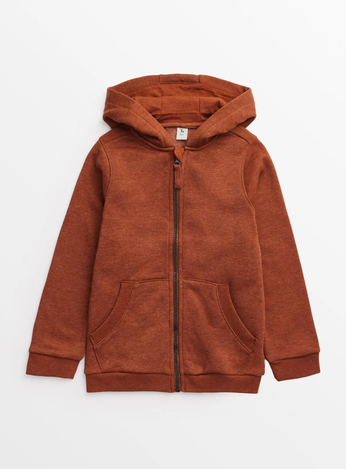 Buy Brown Zip Through Hoodie 7 years | Jumpers and hoodies | Tu