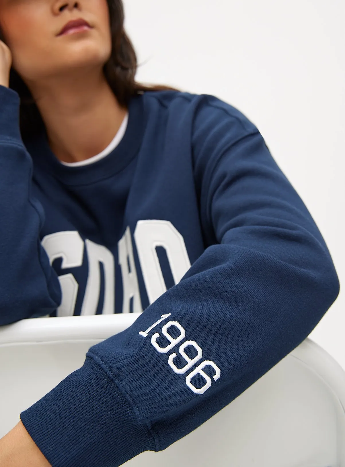 Buy Navy Oversized Soho Sweatshirt M | Hoodies and sweatshirts | Tu