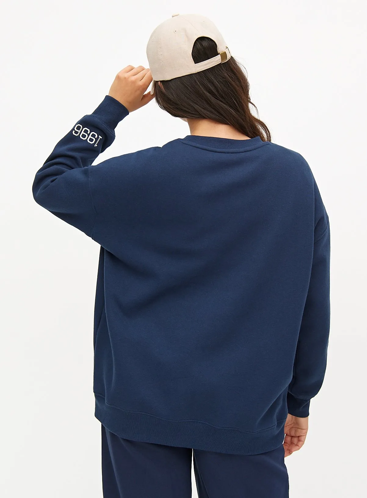 Buy Navy Oversized Soho Sweatshirt M | Hoodies and sweatshirts | Tu