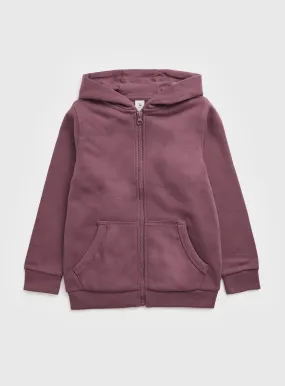 Buy Purple Zip Through Hoodie 4 years | Jumpers and hoodies | Tu