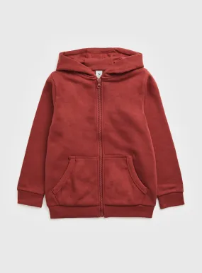 Buy Red Zip Through Hoodie 13 years | Jumpers and hoodies | Tu