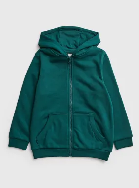 Buy Teal Zip Through Hoodie 4 years | Jumpers and hoodies | Tu