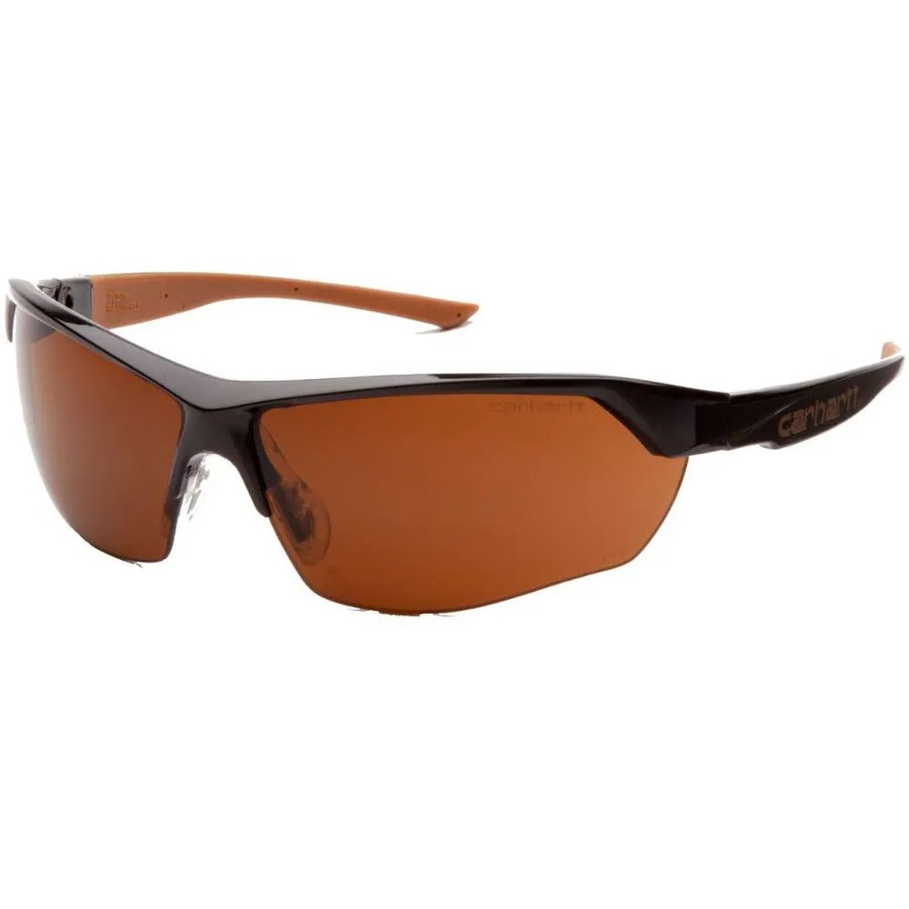 Carhartt Mens Half Ratcheting Temple Safety Glasses