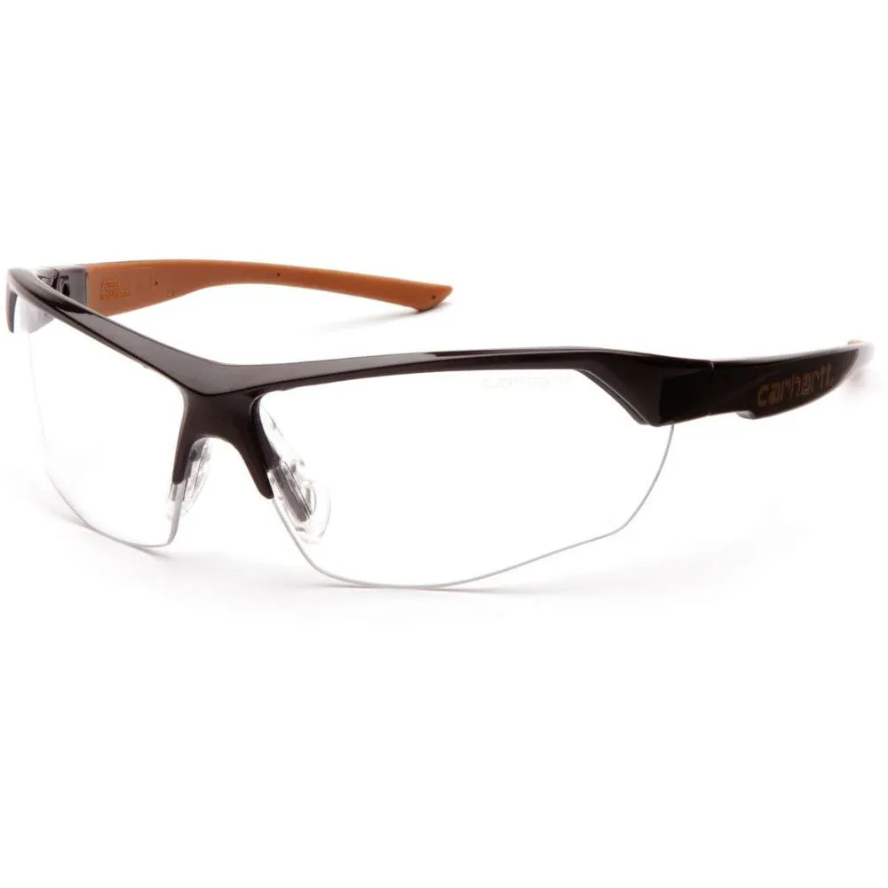 Carhartt Mens Half Ratcheting Temple Safety Glasses