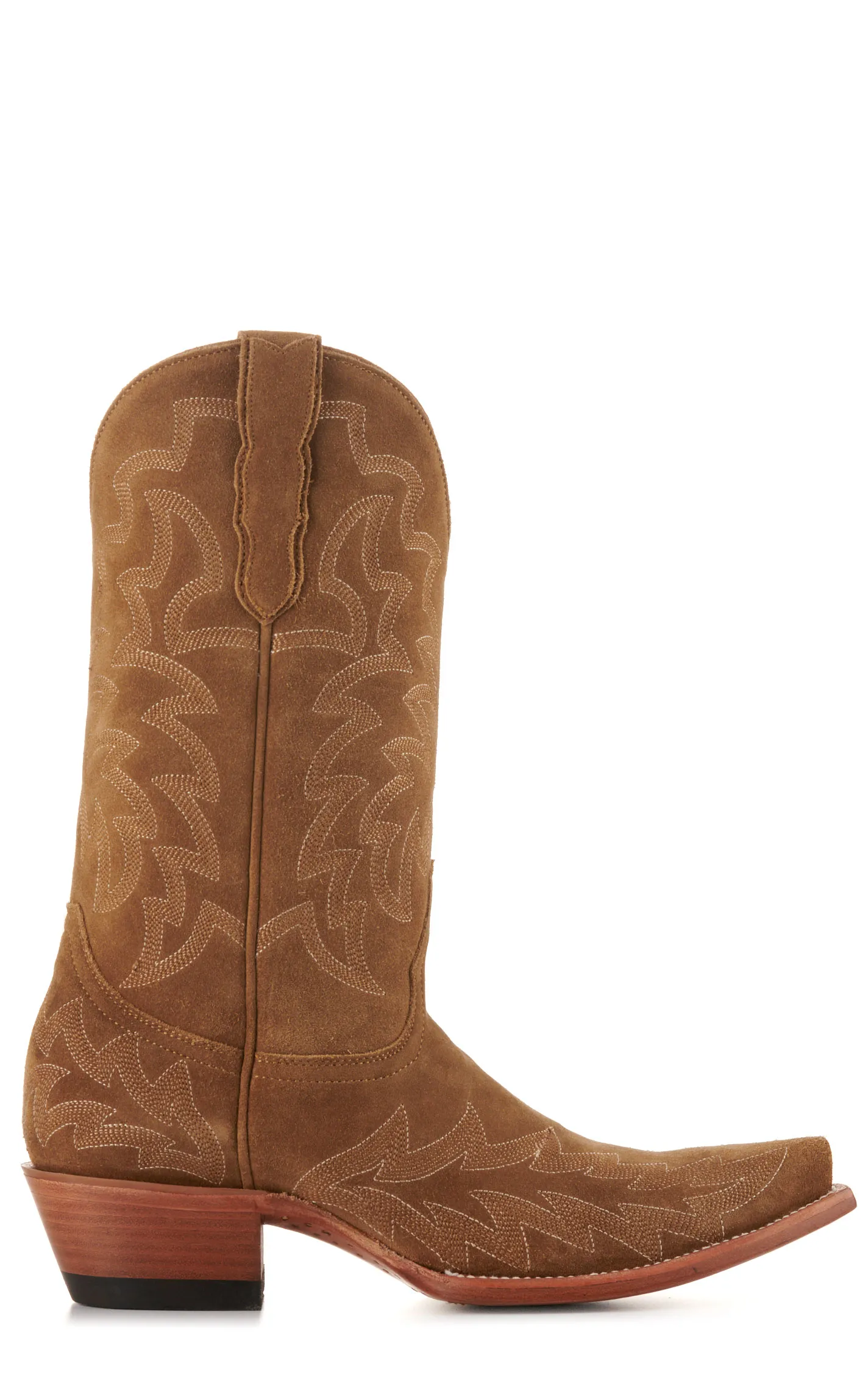 Cavender's Women's Sand Suede Snip Toe Cowboy Boots