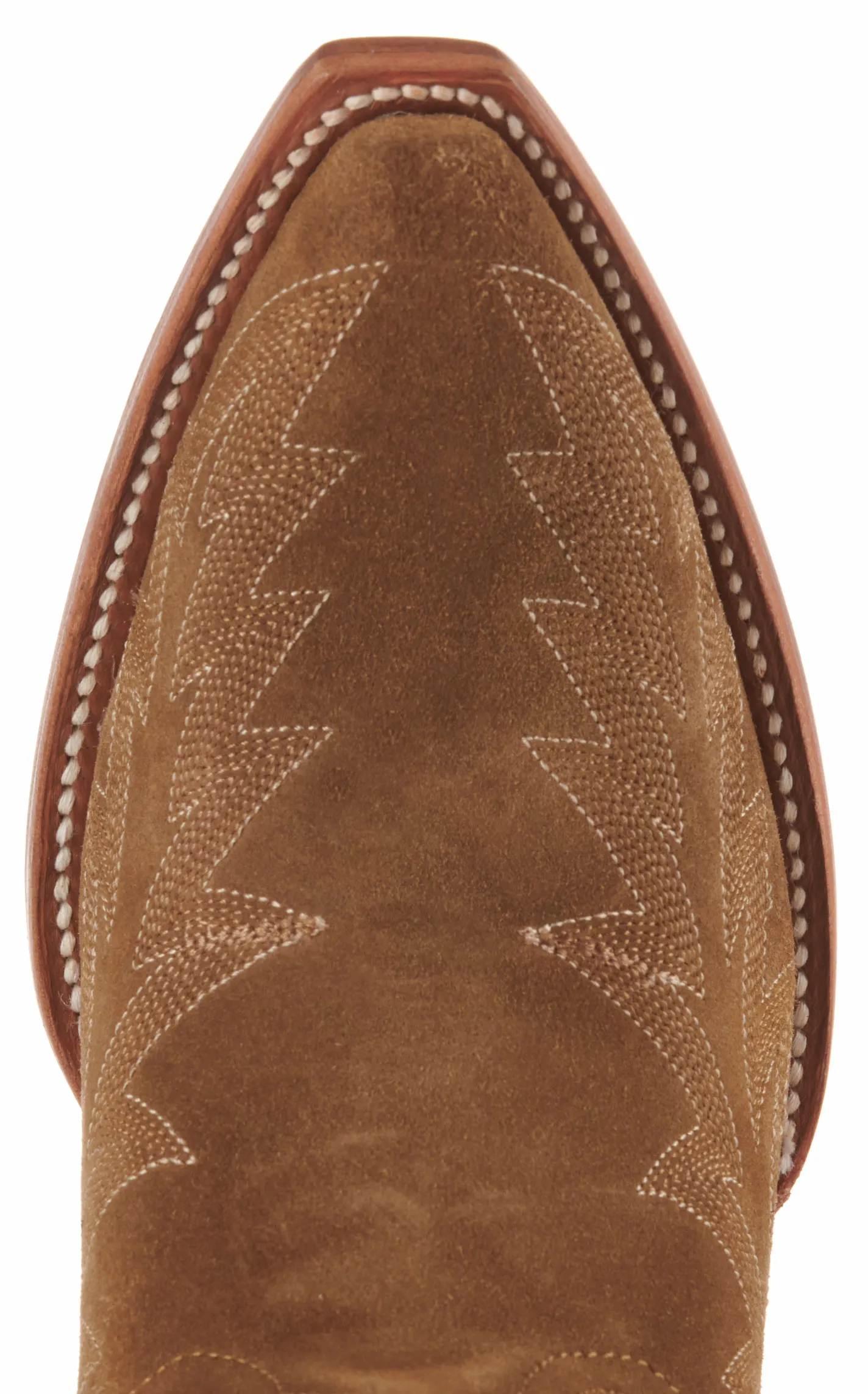 Cavender's Women's Sand Suede Snip Toe Cowboy Boots