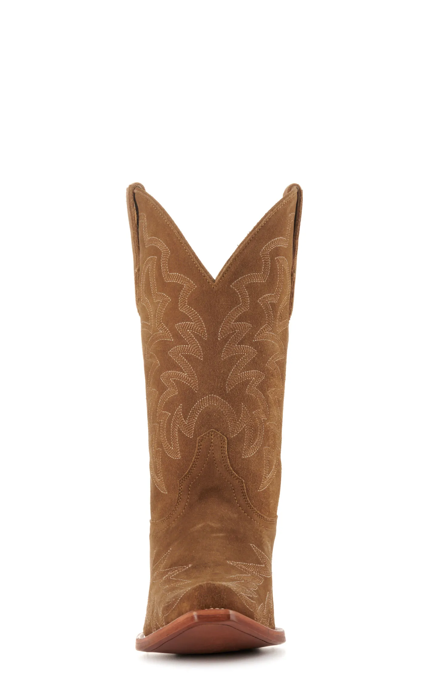 Cavender's Women's Sand Suede Snip Toe Cowboy Boots