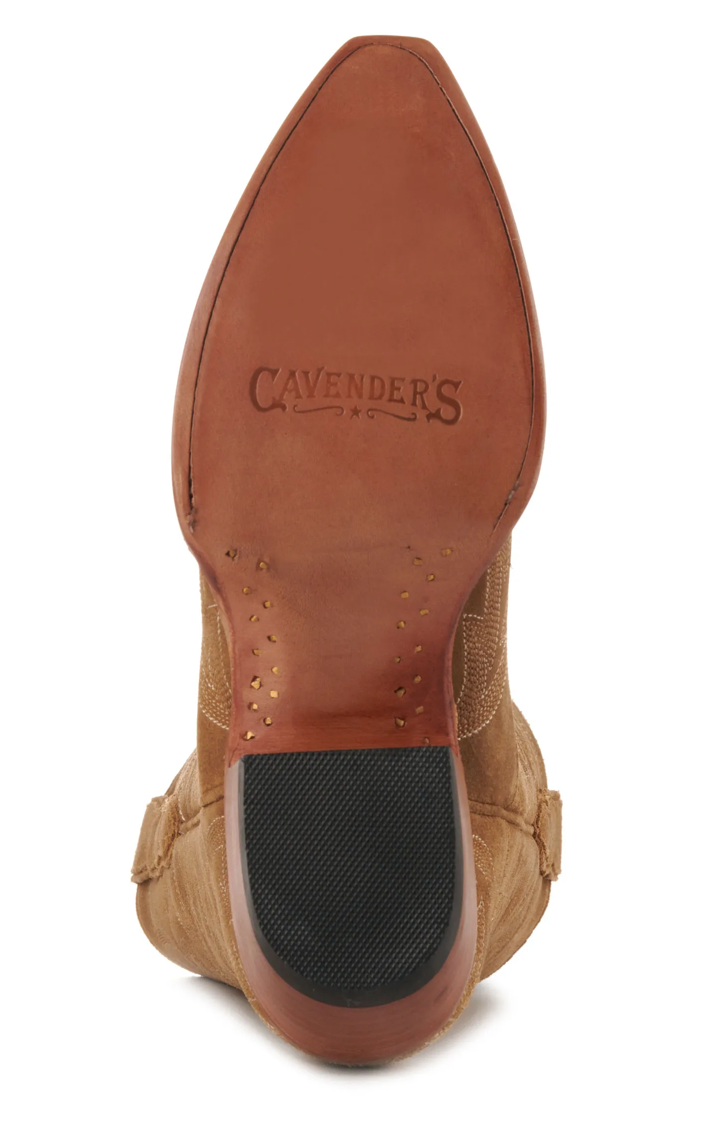 Cavender's Women's Sand Suede Snip Toe Cowboy Boots