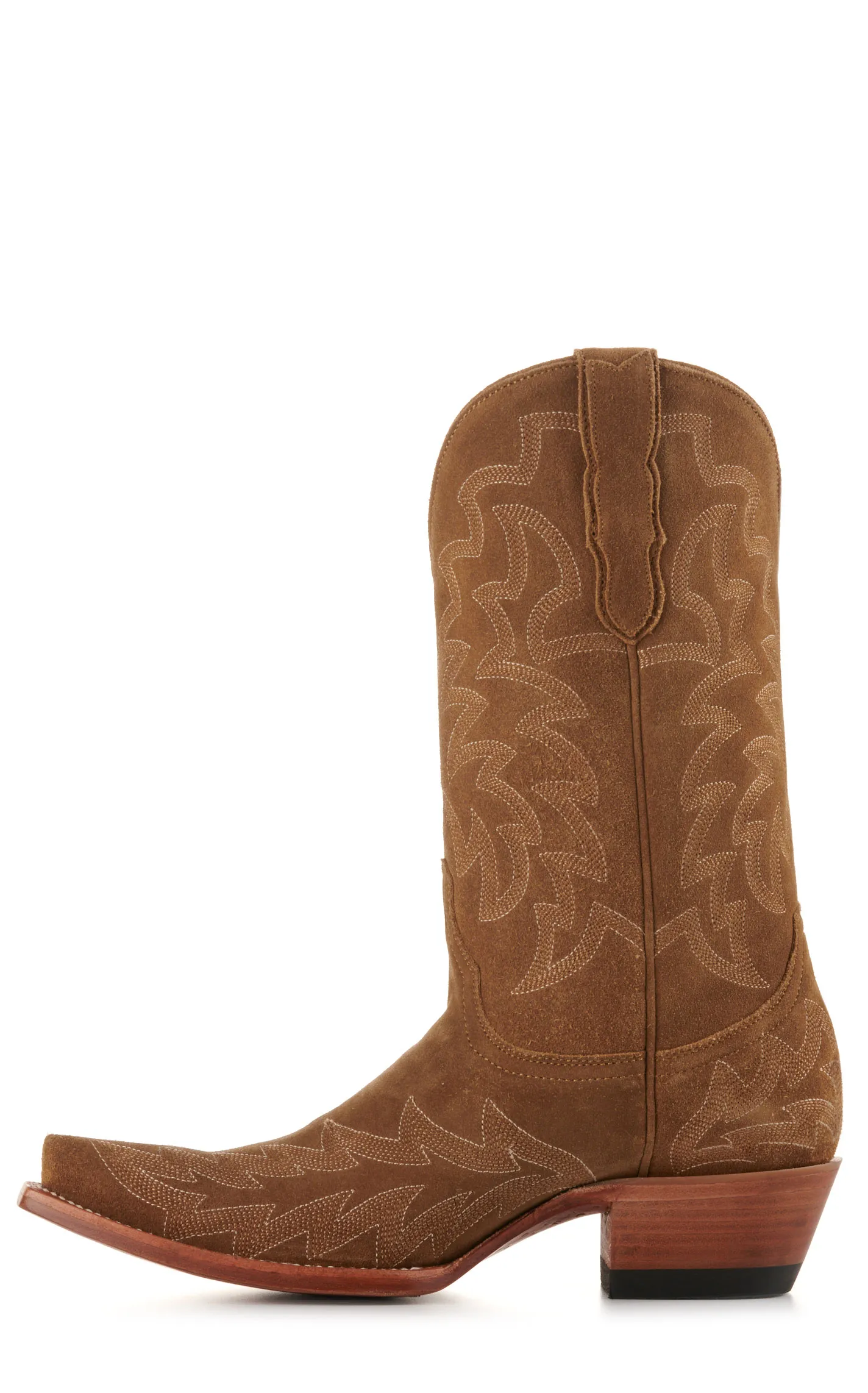 Cavender's Women's Sand Suede Snip Toe Cowboy Boots