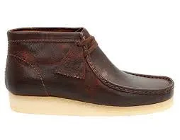 Clark’s WALLABEE BOOT Men’s - DARK BROWN LEA